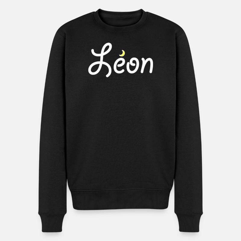 Léon - Pull Premium bio Homme - noir