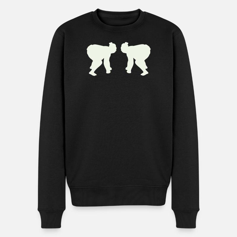 Sumos - Pull Premium bio Homme - noir