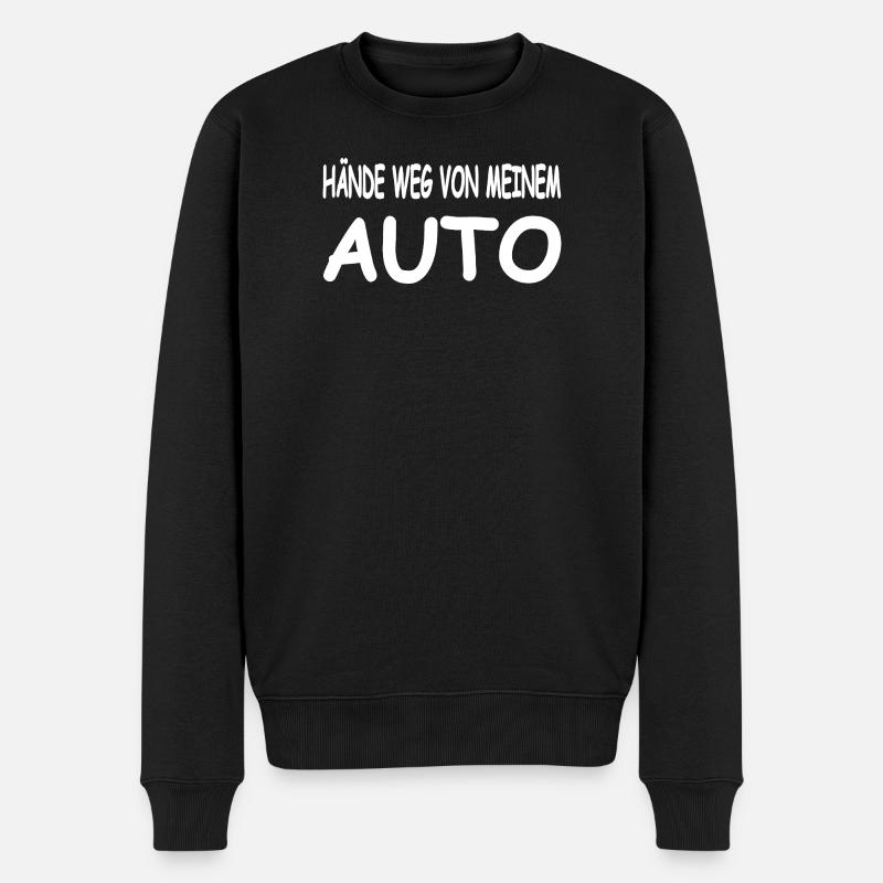 Auto - Männer Premium Bio Pullover - Schwarz