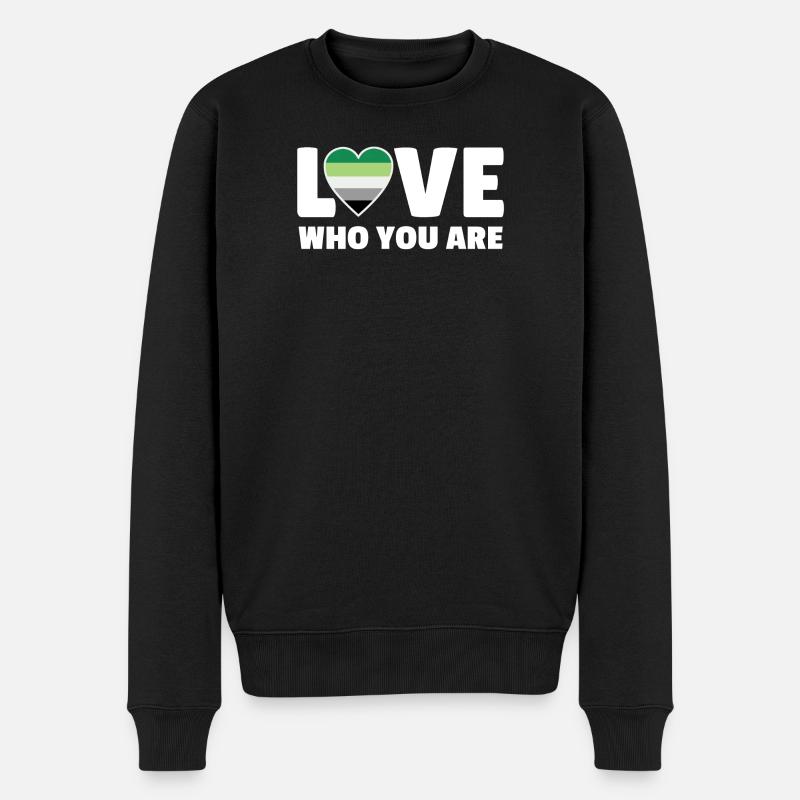 Aimez qui vous êtes - Pull Premium bio Homme - noir