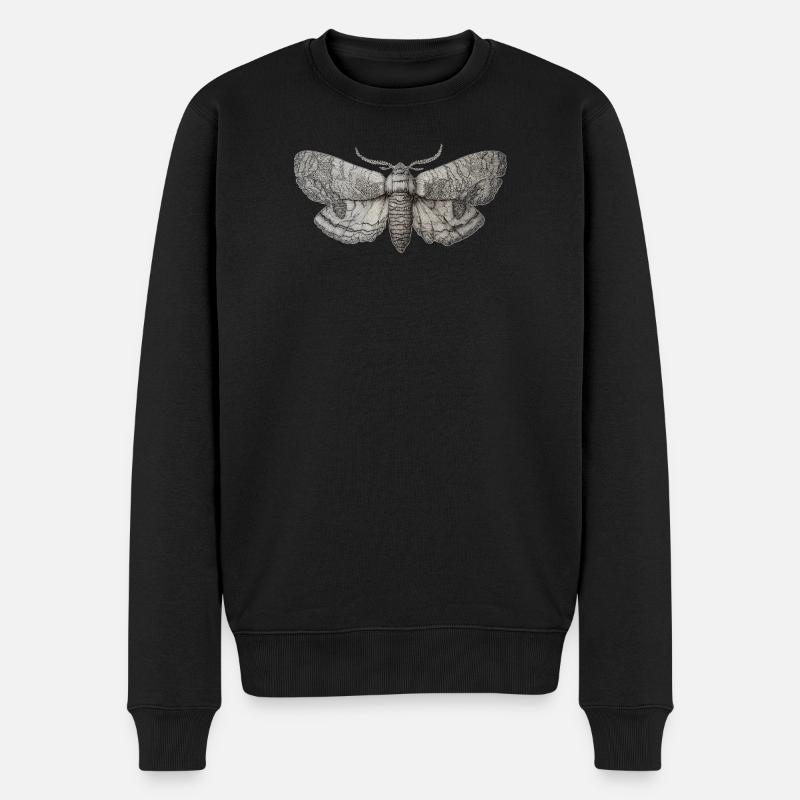 Motte Vintage - Männer Premium Bio Pullover - Schwarz