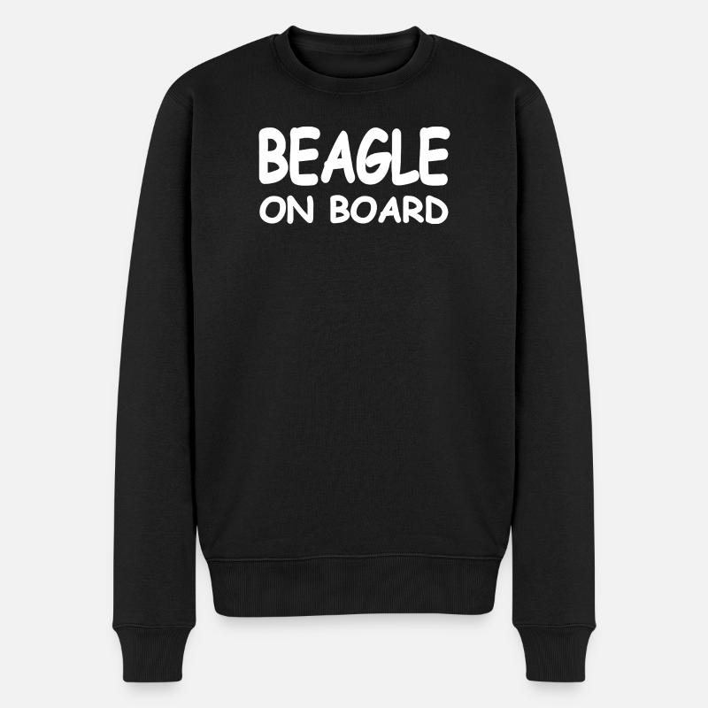 Beagle - Pull Premium bio Homme - noir
