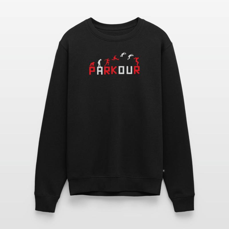 Evolution des Running Sequence Designs Männer Premium Bio Pullover