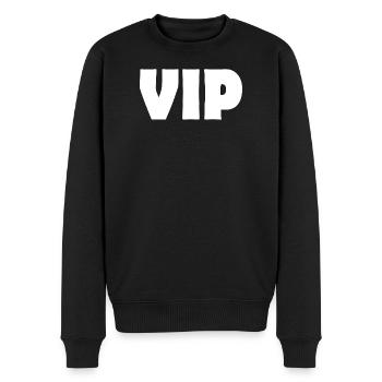 VIP - Men's Premium Organic Jumper - black - Front - Nico (187cm)