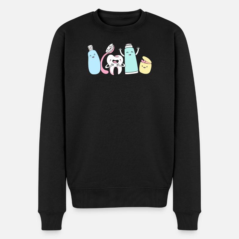 Dentiste réceptionniste - Pull Premium bio Homme - noir