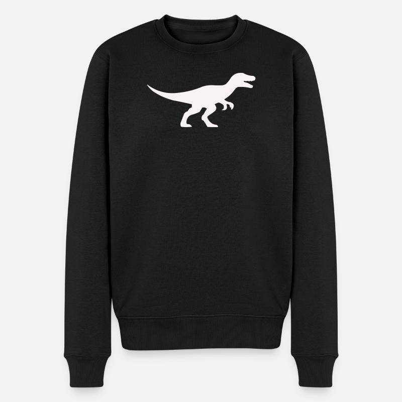Raptor T Rex Silhouette - Pull Premium bio Homme - noir