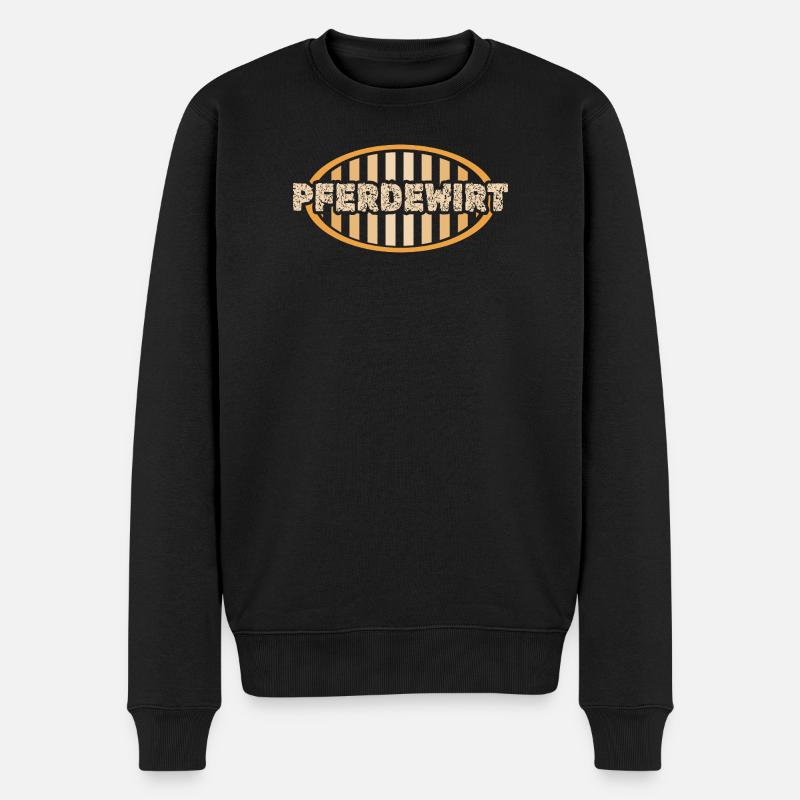 Gardien de chevaux - Pull Premium bio Homme - noir