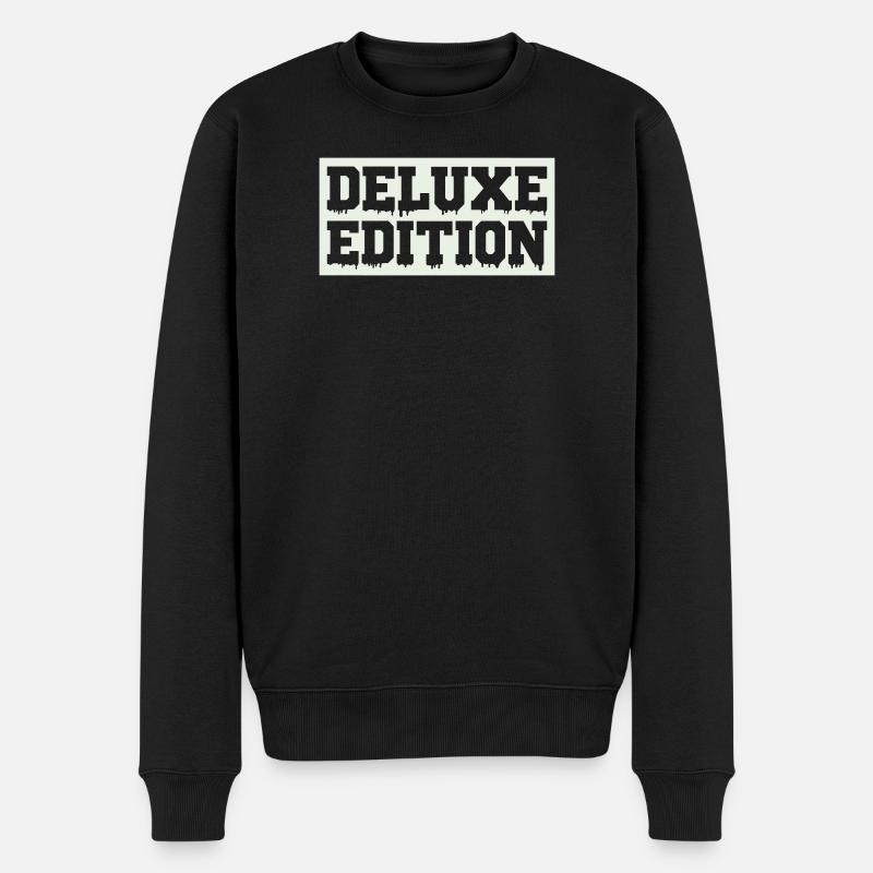 deluxe_edition- - Pull Premium bio Homme - noir