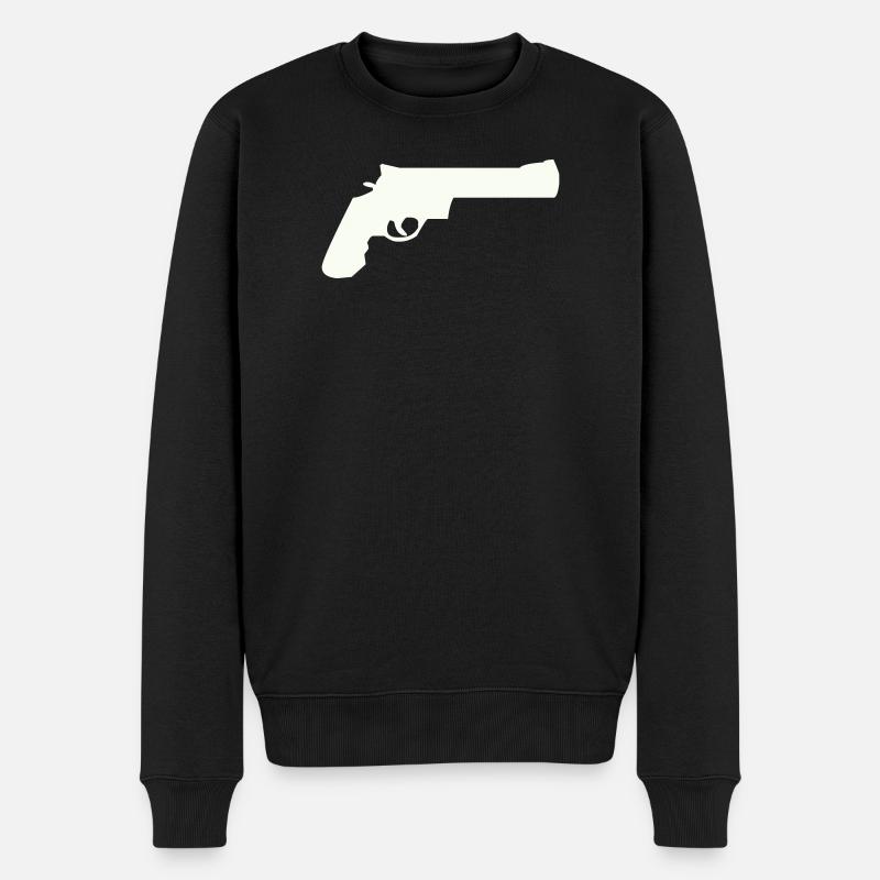 Fusil - Pull Premium bio Homme - noir