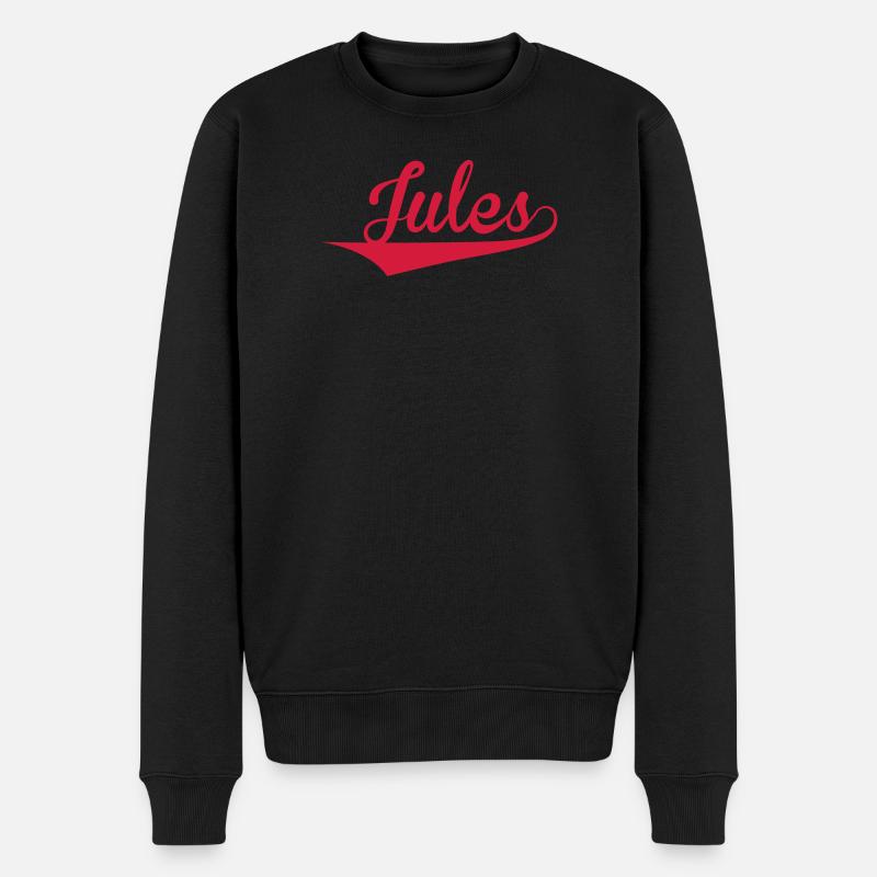 Jules - Männer Premium Bio Pullover - Schwarz