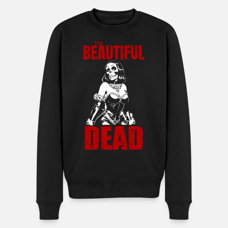 Belle fille zombie - Pull Premium bio Homme - noir