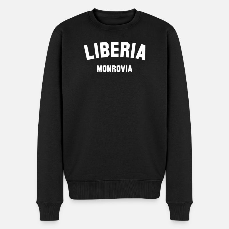 MONROVIA, Libéria - Pull Premium bio Homme - noir