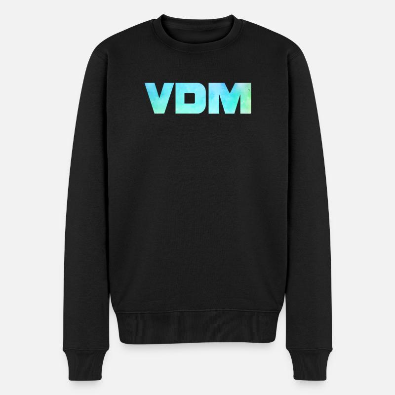 VDM - Männer Premium Bio Pullover - Schwarz