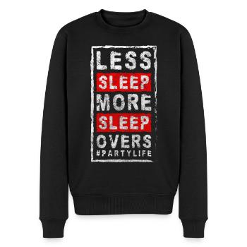 Feier Alkohol Lustig - Männer Premium Bio Pullover - Schwarz - Vorne - Nico (187cm)