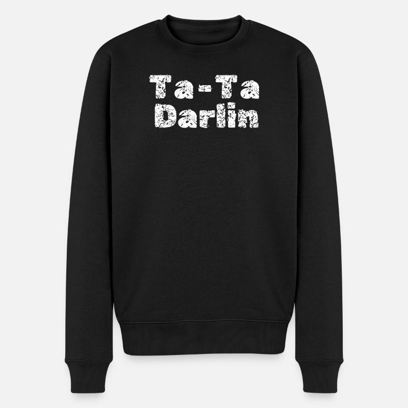 Ta Ta Darlin - Pull Premium bio Homme - noir