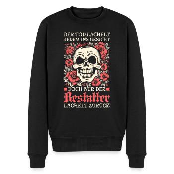 Bestatter Bestattungsfachkraft Geschenkidee Cool - Männer Premium Bio Pullover - Schwarz - Vorne - Nico (187cm)