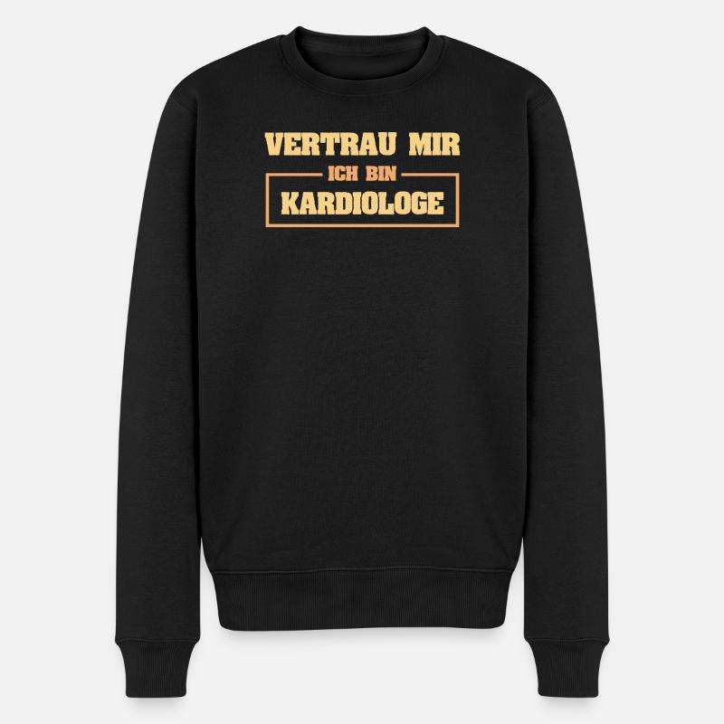 Cadeau pour cardiologue - Pull Premium bio Homme - noir