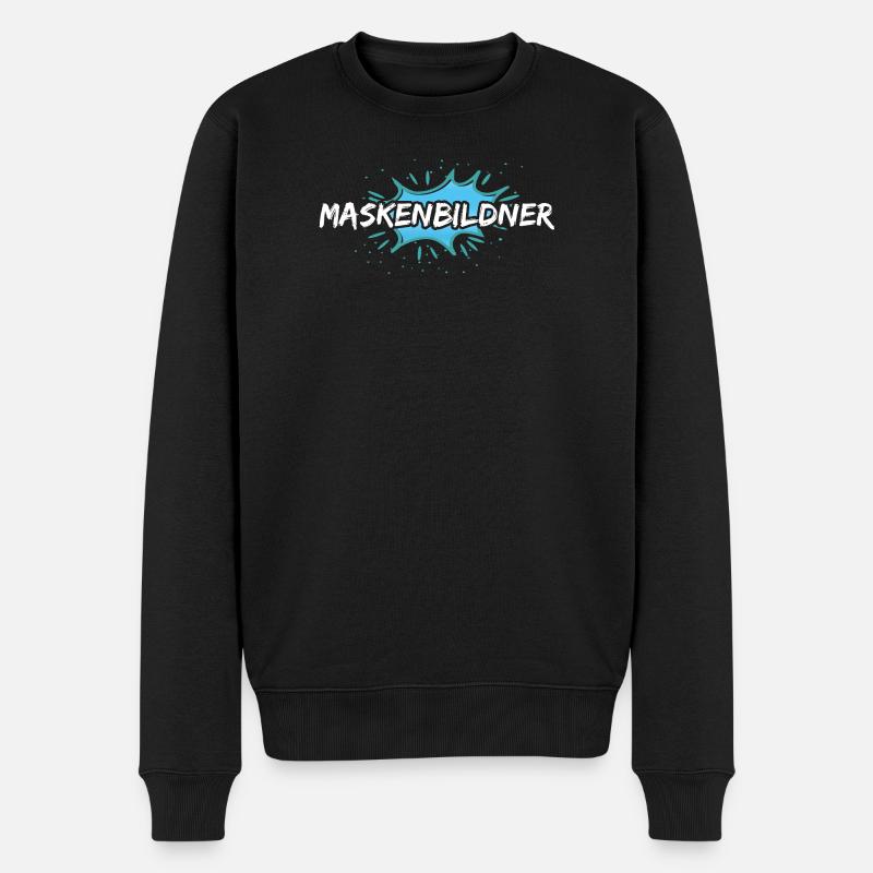 Geschenk für Maskenbildner - Männer Premium Bio Pullover - Schwarz