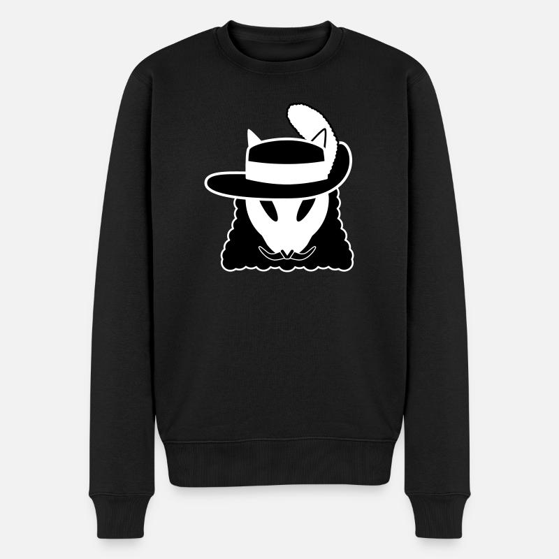D'Artekuroeil - Männer Premium Bio Pullover - Schwarz