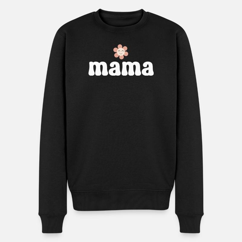 Maman Maman - Pull Premium bio Homme - noir