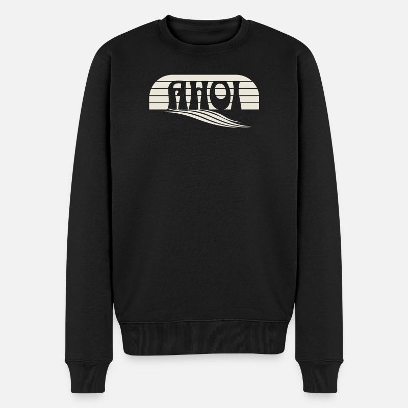 Ahoi - Männer Premium Bio Pullover - Schwarz