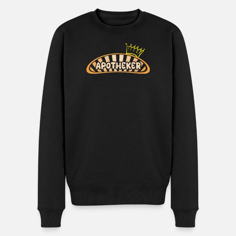 Geschenk für Apotheker - Männer Premium Bio Pullover - Schwarz
