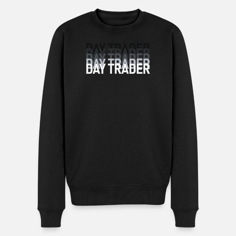 Day Trader Marché boursier Trader boursier - Pull Premium bio Homme - noir