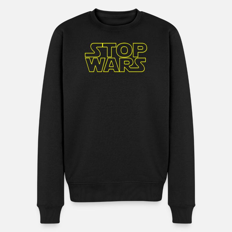 Stop Wars Paix sur Terre - Pull Premium bio Homme - noir
