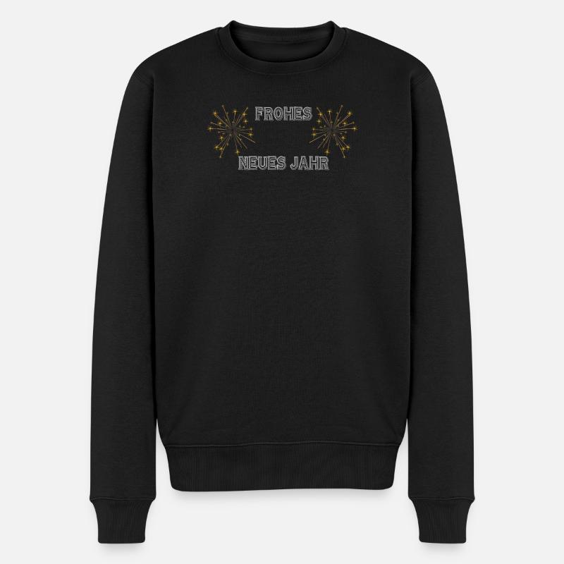 CIERGE MAGIQUE DE BONNE ANNÉE - Pull Premium bio Homme - noir