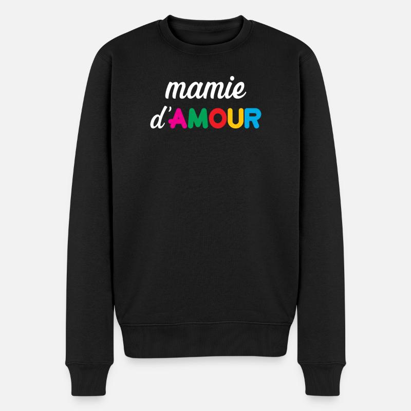 Mamie d'Amour - Pull Premium bio Homme - noir