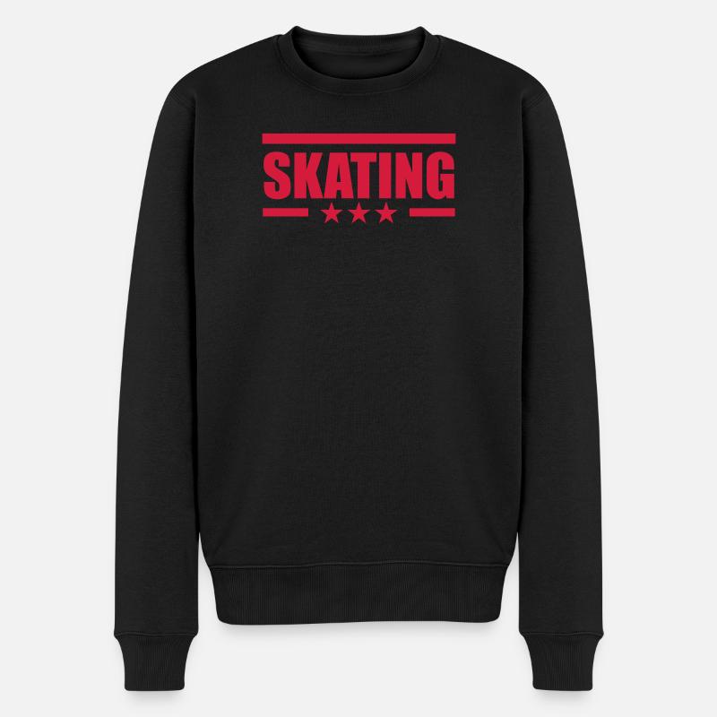 Skating - Pull Premium bio Homme - noir