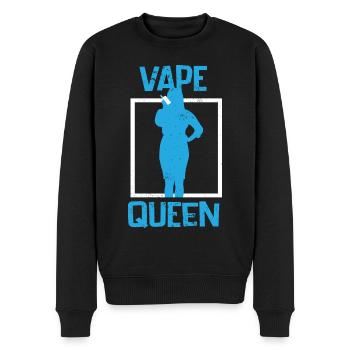 E-Zigarette E-Shisha Dampf Liquid - Männer Premium Bio Pullover - Schwarz - Vorne - Nico (187cm)