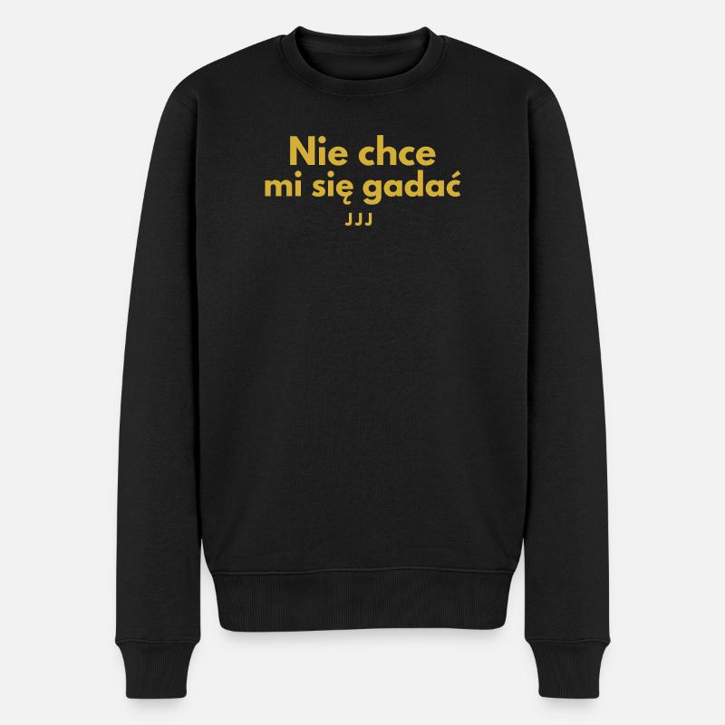 Je ne veux pas parler - JJJ - Pull Premium bio Homme - noir