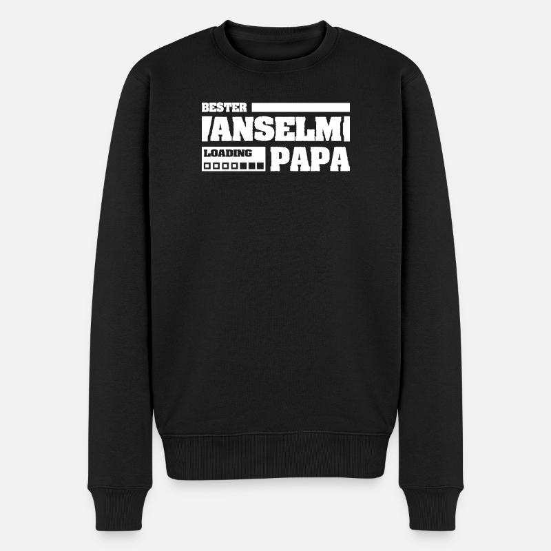 Anselme à la naissance - Pull Premium bio Homme - noir