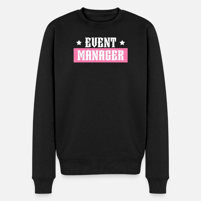 Event Manager tshirt rose noir - Pull Premium bio Homme - noir