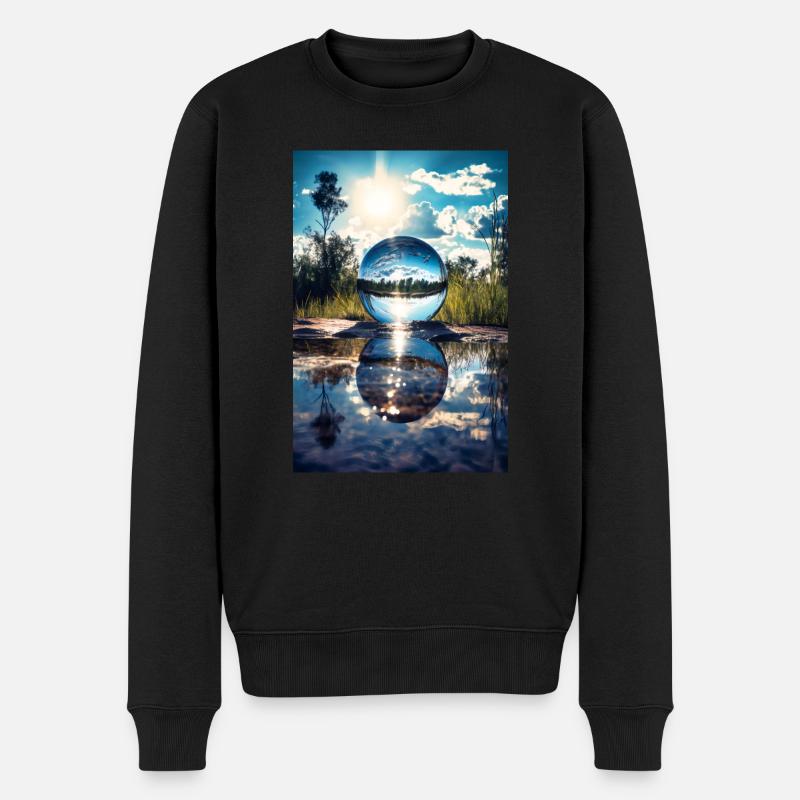 Réflexion - Pull Premium bio Homme - noir