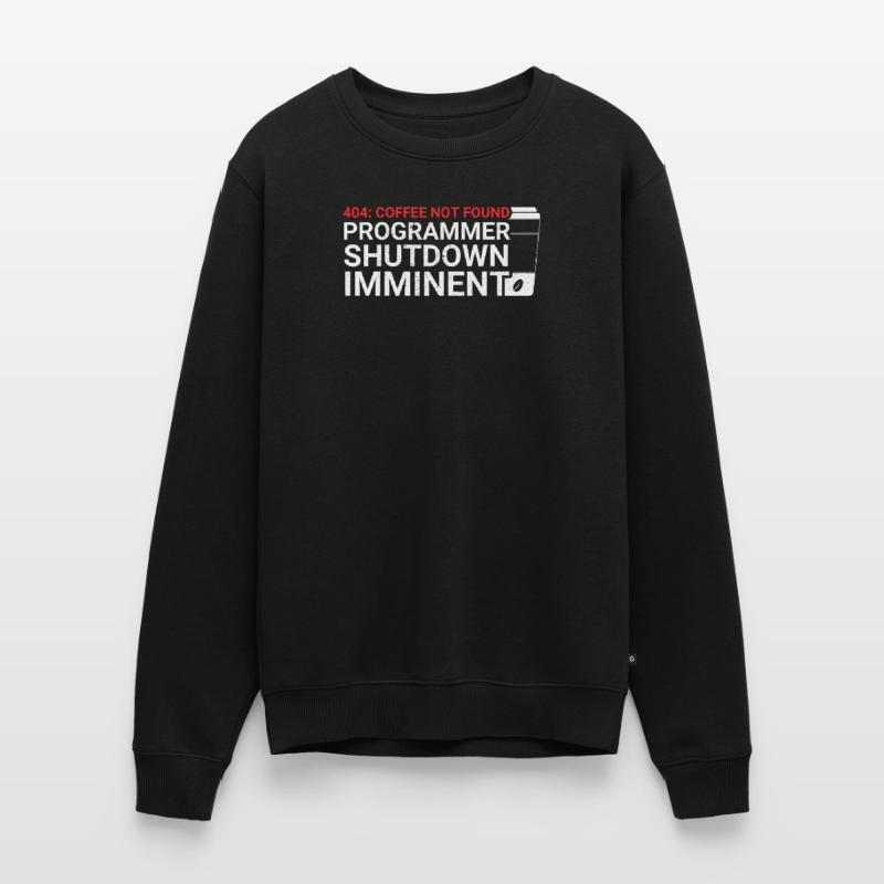 Aus Kaffee Code generieren Programmierer Männer Premium Bio Pullover