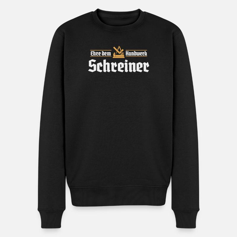 Charpentier Artisanat Guilde Signe Guilde Artisan - Pull Premium bio Homme - noir