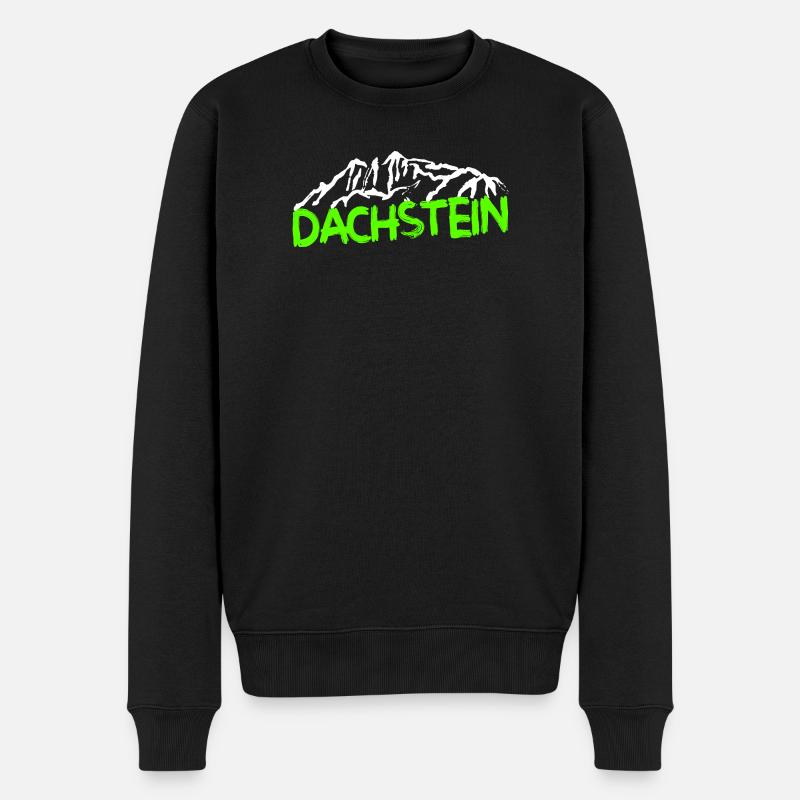 Dachstein Ramsau Souvenir Shirt - Männer Premium Bio Pullover - Schwarz