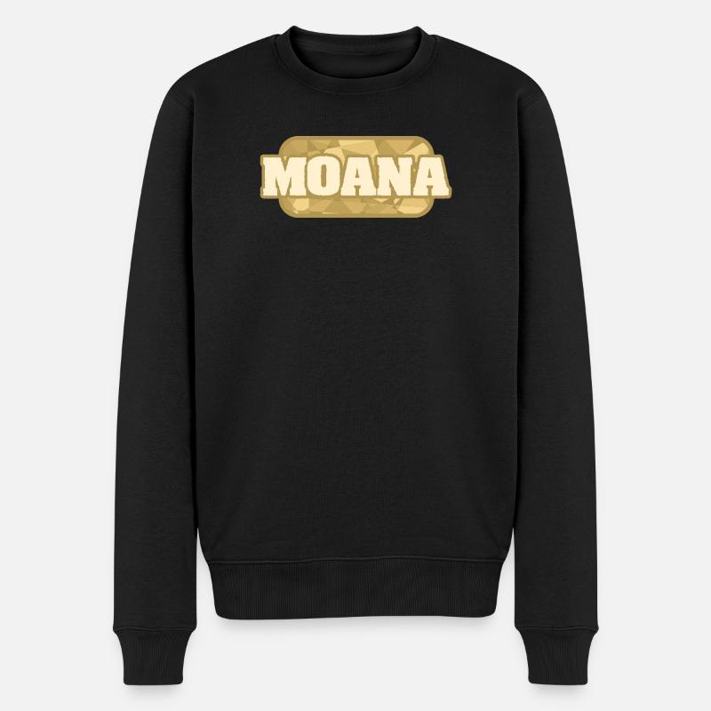 Moana als Bio - Männer Premium Bio Pullover - Schwarz