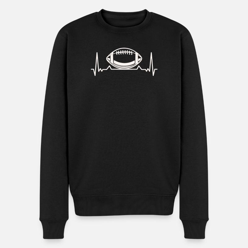 J’adore le football - Pull Premium bio Homme - noir