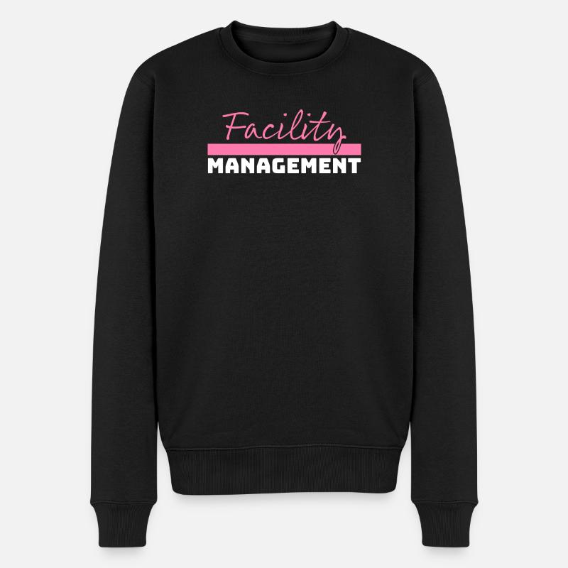 Tshirt Facility Management rose blanc - Pull Premium bio Homme - noir