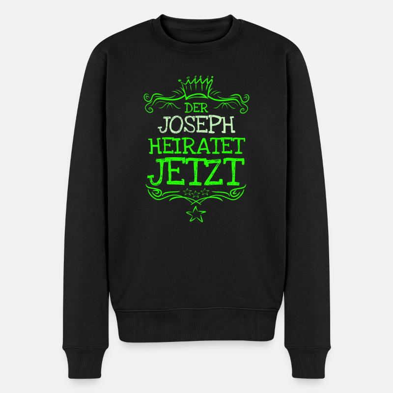 Joseph - Männer Premium Bio Pullover - Schwarz