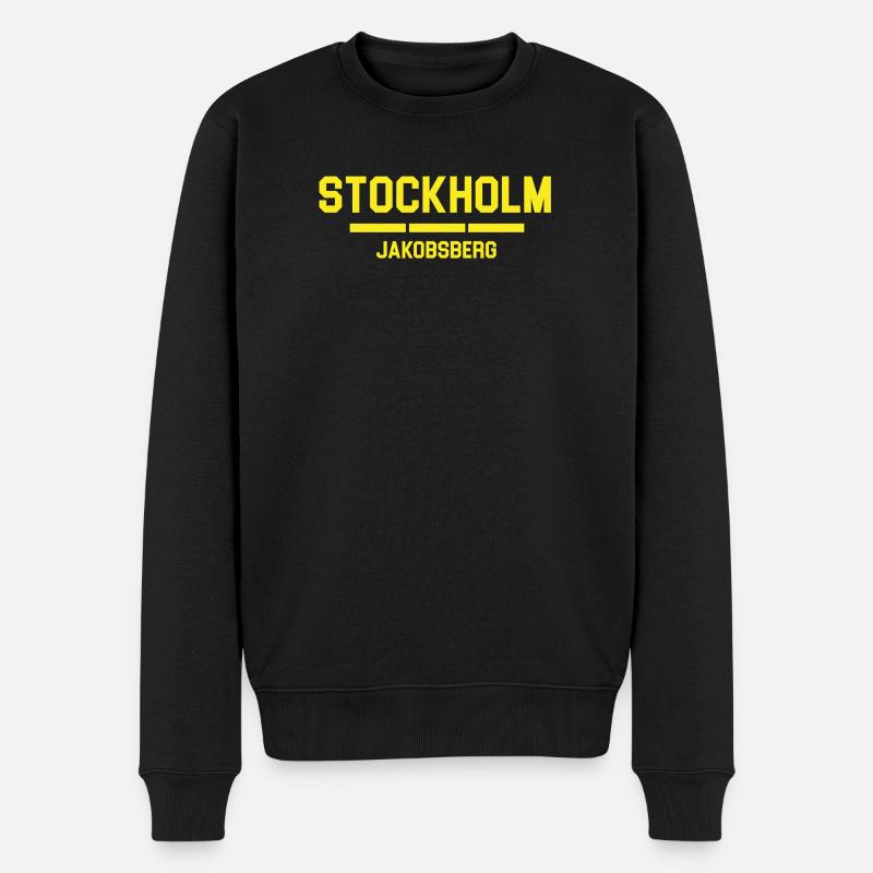 Création de logo Stockholm-Jakobsberg - Pull Premium bio Homme - noir