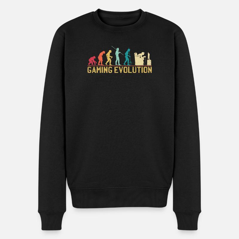 Illustrations de Gaming Evolution - Pull Premium bio Homme - noir
