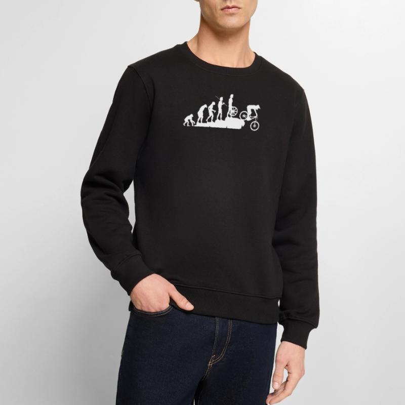 MTB Evolution Downhill edit Men's Premium Organic Jumper