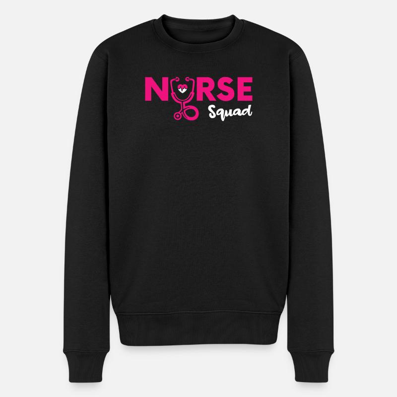 Drôle d’infirmière Cadeaux Tenues d’allaitement - Pull Premium bio Homme - noir