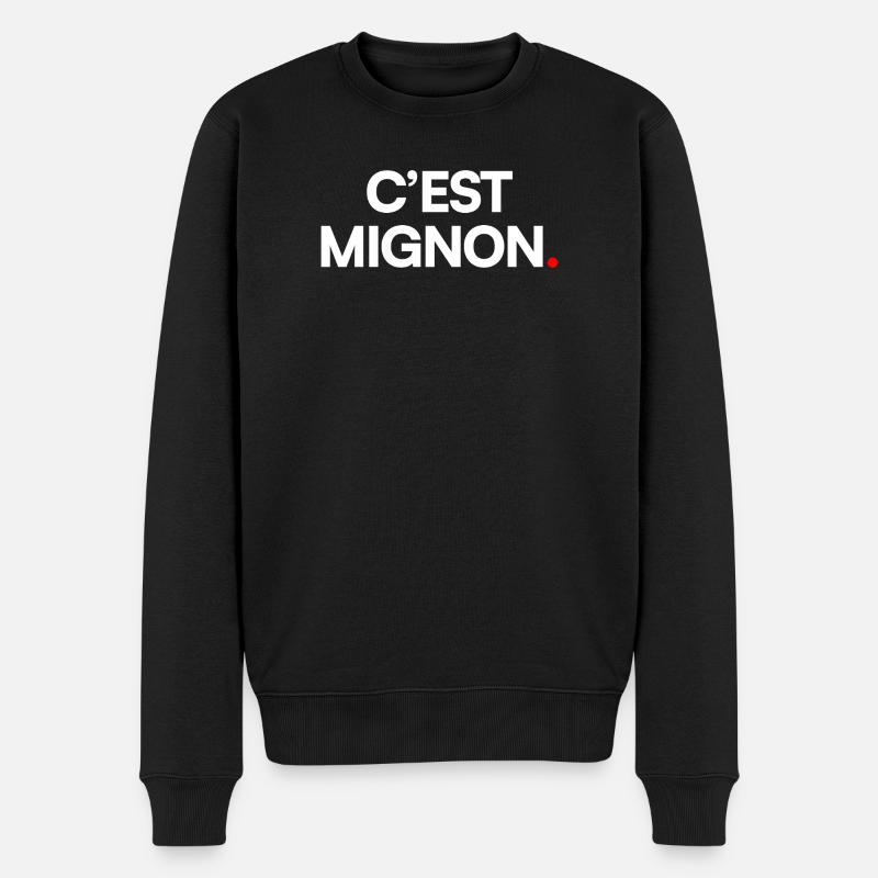 C’est mignon - Pull Premium bio Homme - noir