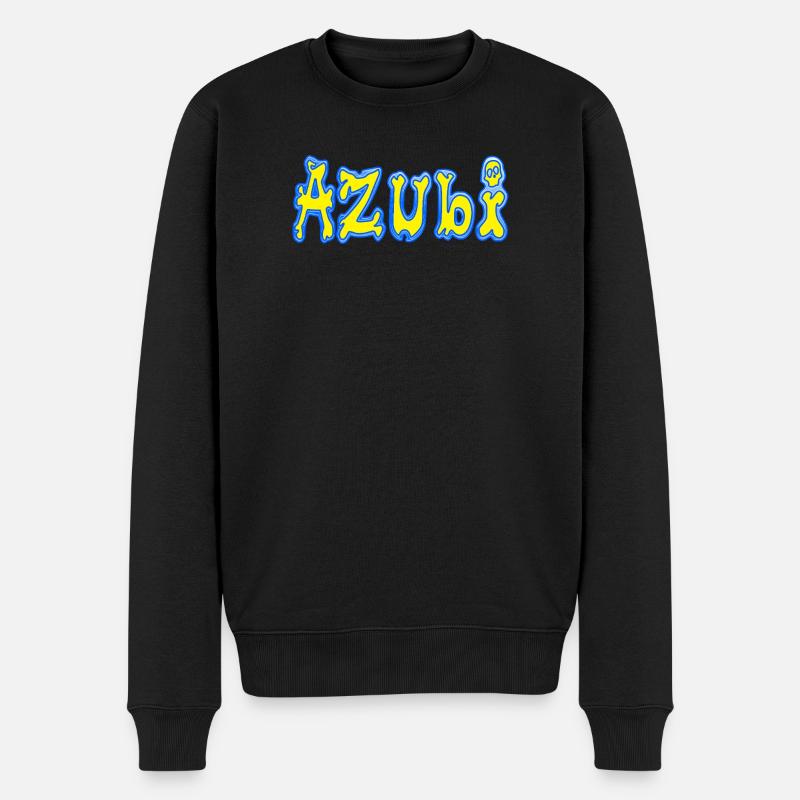 Azubi - Männer Premium Bio Pullover - Schwarz