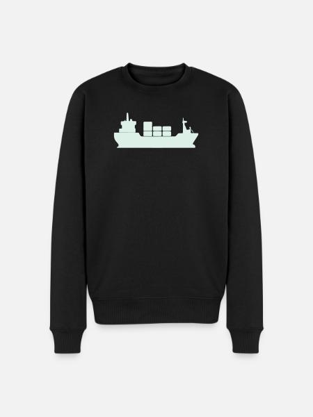 Cargo à conteneurs Silhouette - Pull Premium bio Homme - noir